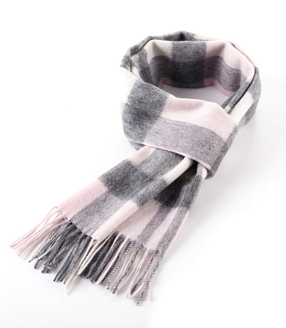 DC Pink Scarf 100% Pure Cashmere