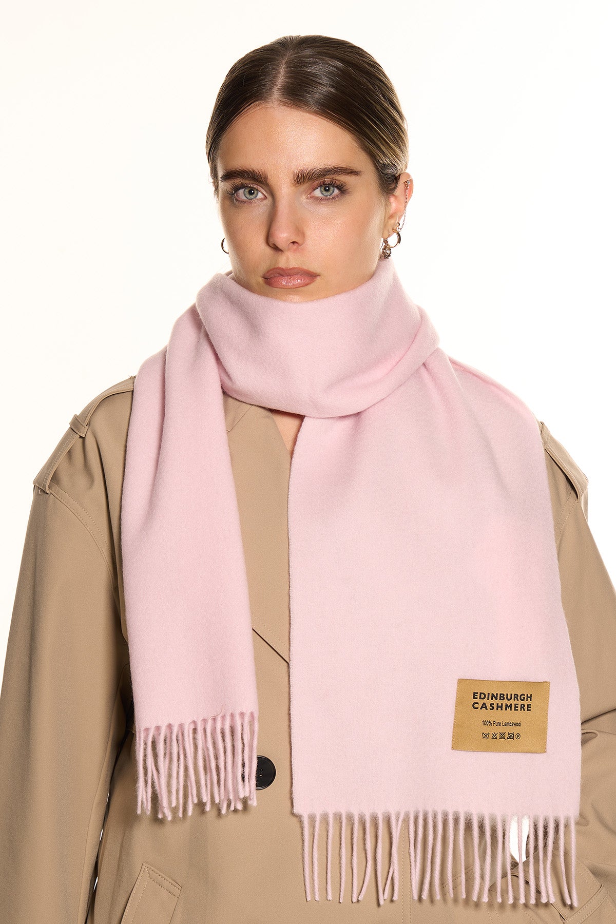 【未使用】プリーツプリーズ　SCARF light pink ライトピンク 新品】プリーツプリーズ SCARF light pink ライトピンク