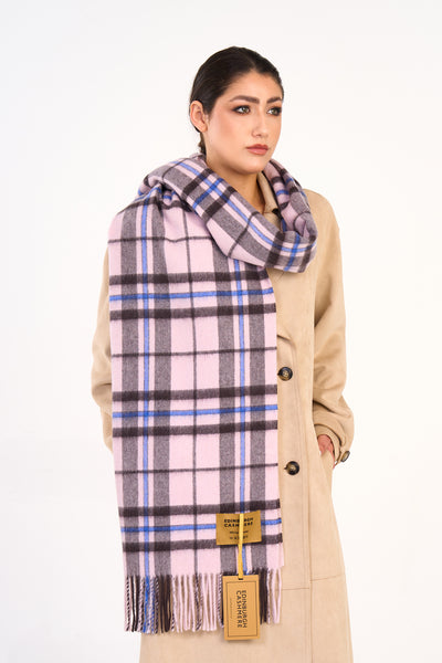 100% Pure Lambswool Oversized Scarf/Wrap Thomson Light 27