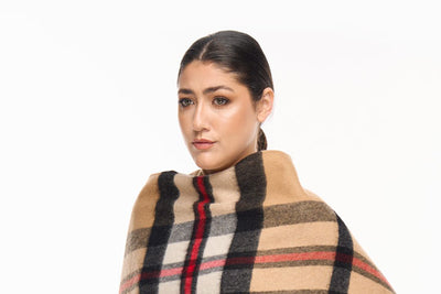 The History-Making DC Check Design Legacy: Cashmere Scarves, Ponchos, and Stoles