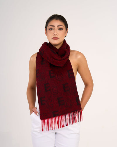 Winter Wool Wide Scarves and Capes Assortment