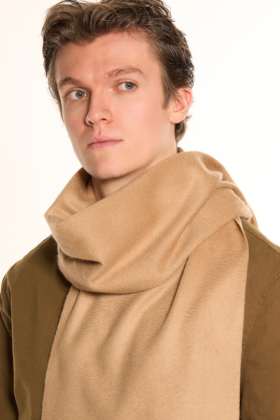 100% Pure Cashmere Scarf Camel | Edinburgh Cashmere