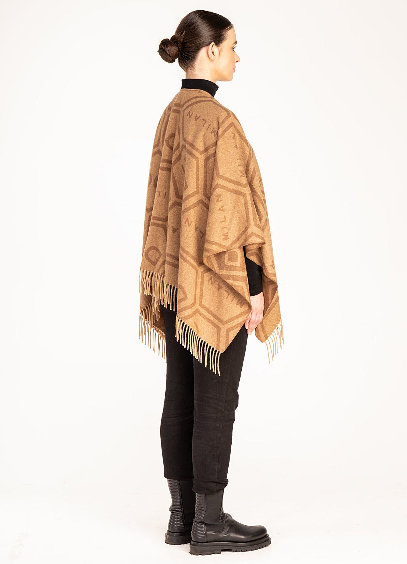 Cape Exclusive Iconic Design DC poncho  100% Pure wool