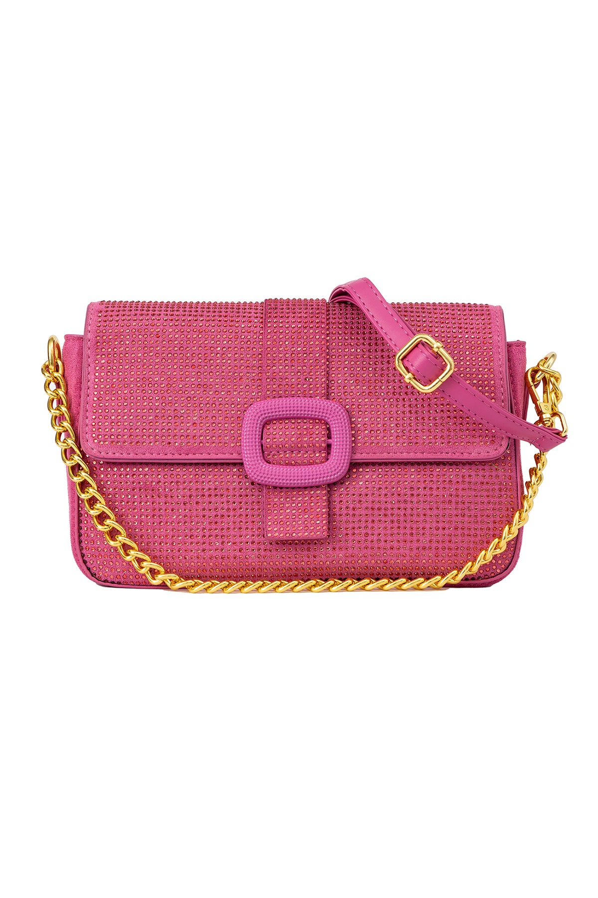 Women's Handbag Lucchi Design - Crystal Hot Pink