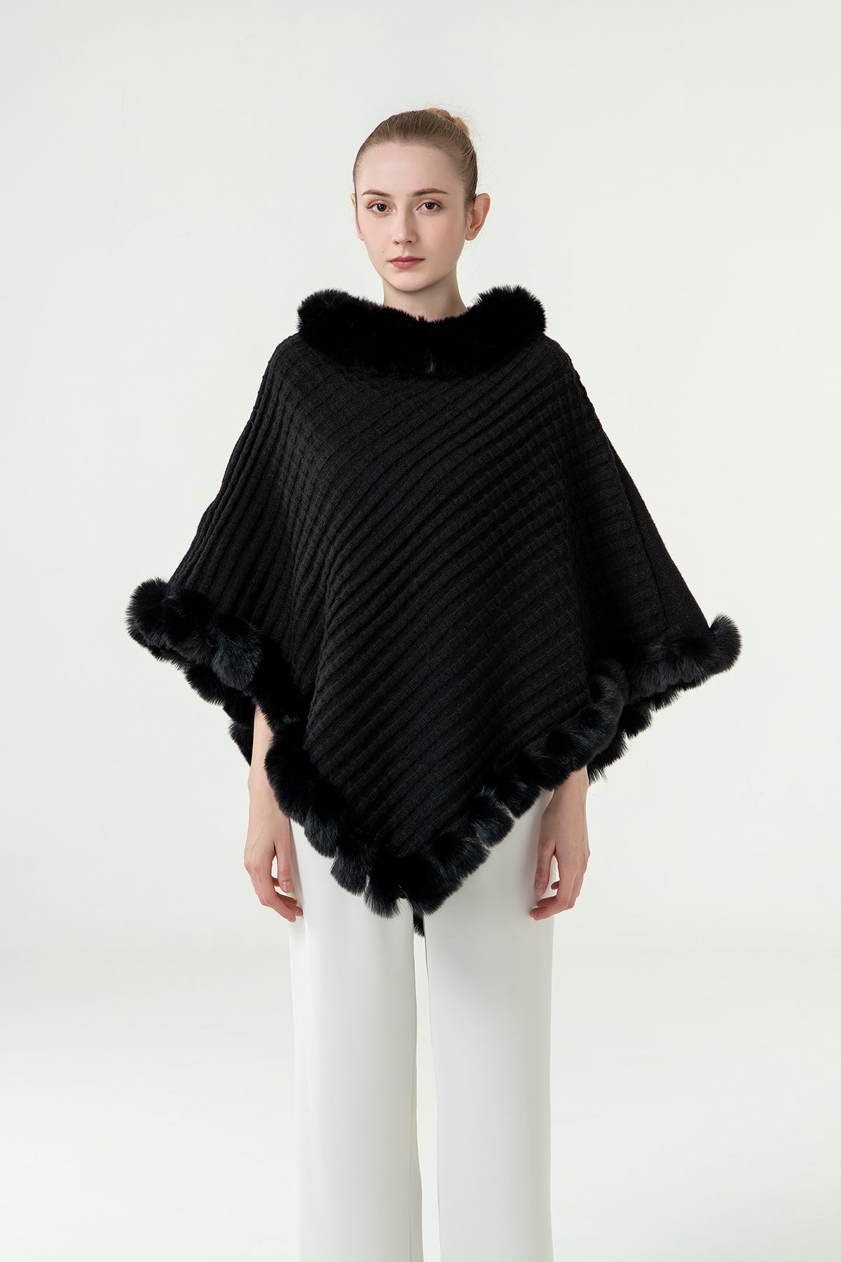 Women’s Poncho Exclusive Design - Black