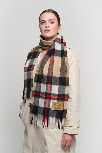 DC Scott Cashmere Scarf Camel - Big Size