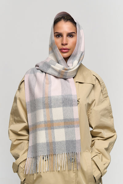 DC Scott Cashmere Scarf Pink - Big Size