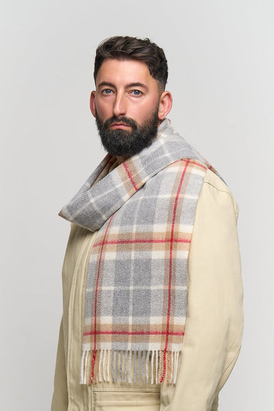 Cashmere Scarf Thomson Grey - Small Size