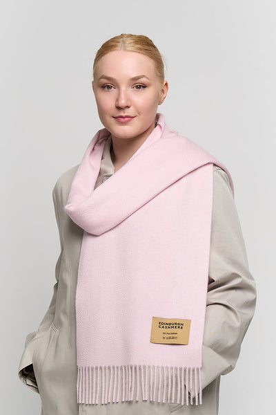 100% Pure Cashmere Scarf Dark Cream - Small Size
