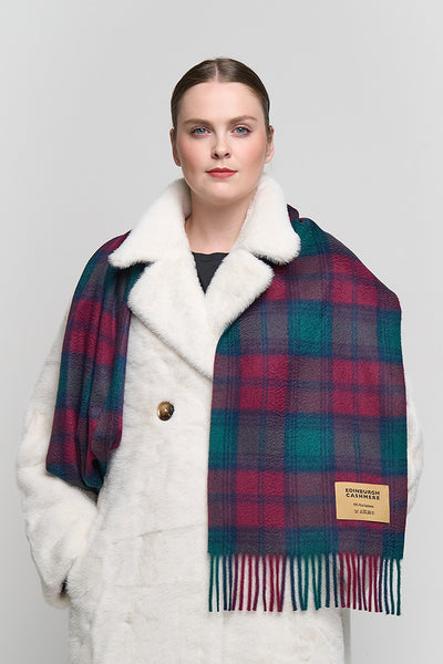 100% Pure Cashmere Scarves Lindsay Clan