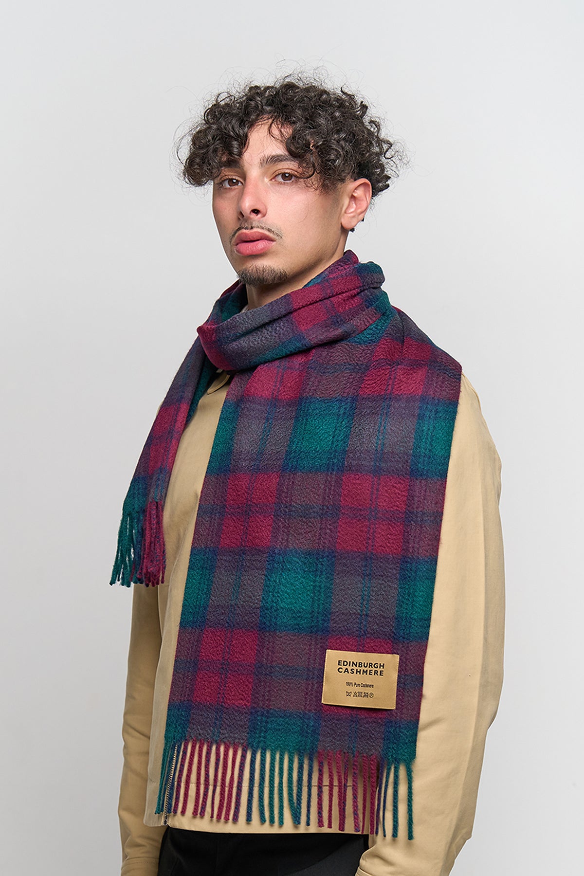 100% Pure Cashmere Scarves Lindsay Clan