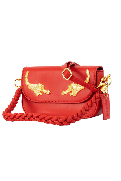 Women's Handbag Lucchi Design - Red Style 1