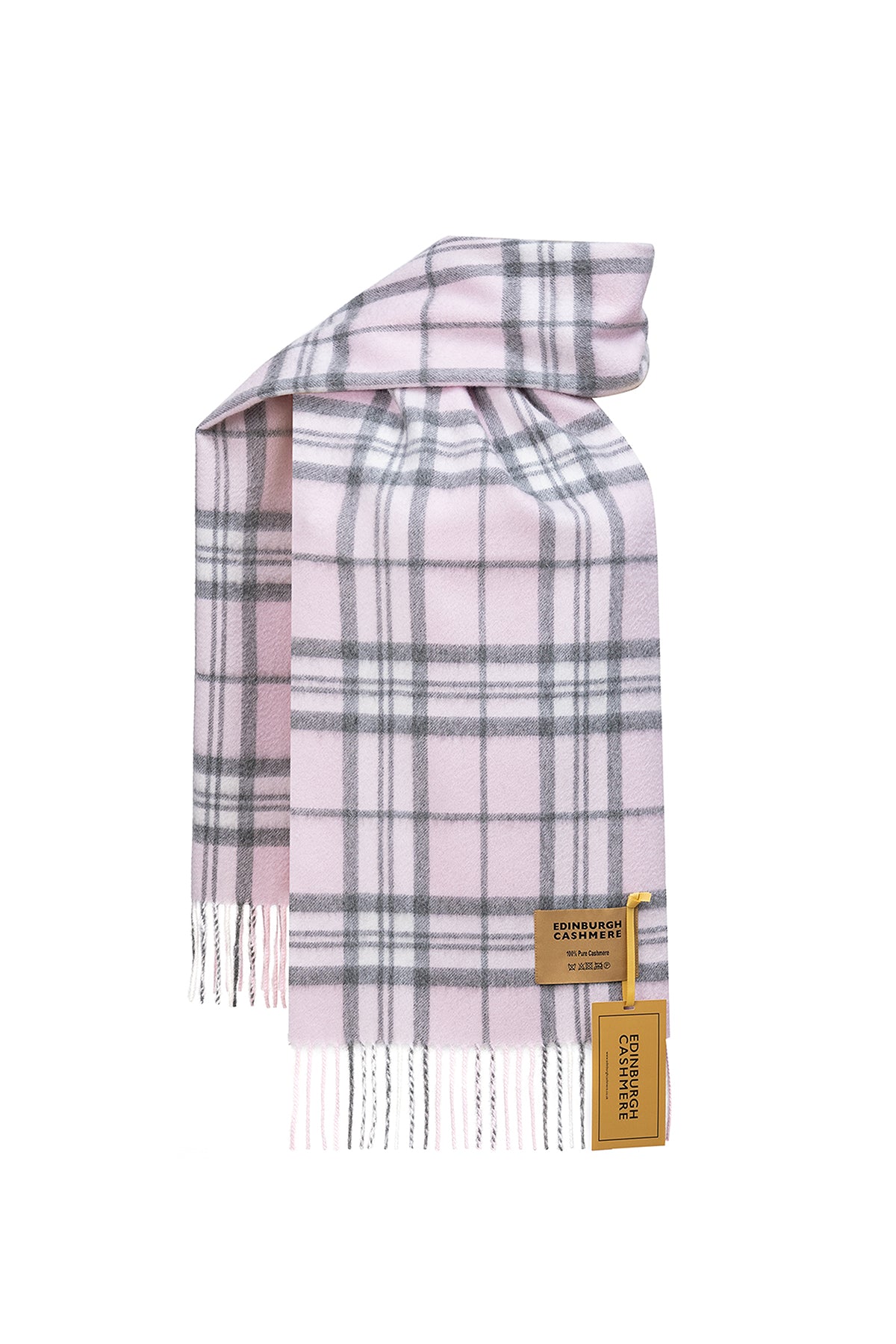 100% Pure Cashmere Scarf Thomson Pink
