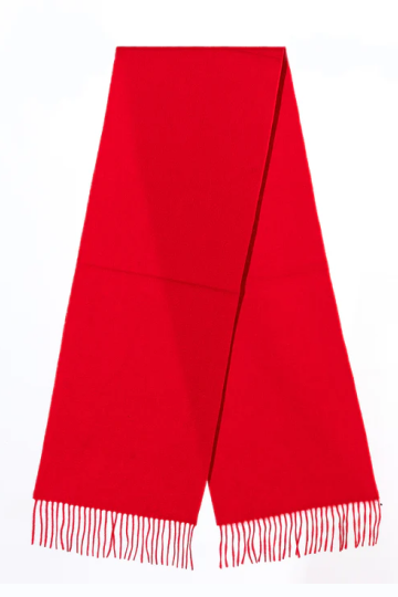 100% Pure Cashmere Scarf Red