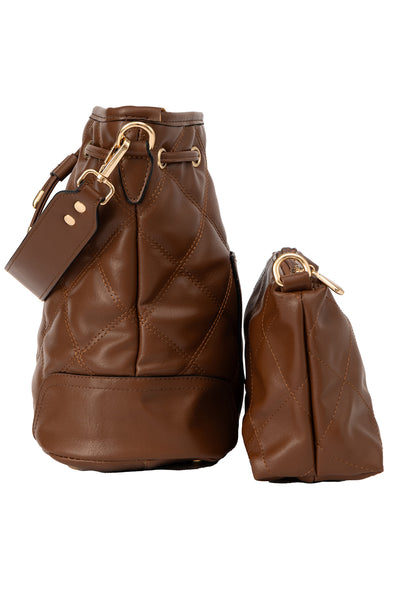 Women's Handbag Lucchi Design - Chocolate Style 4