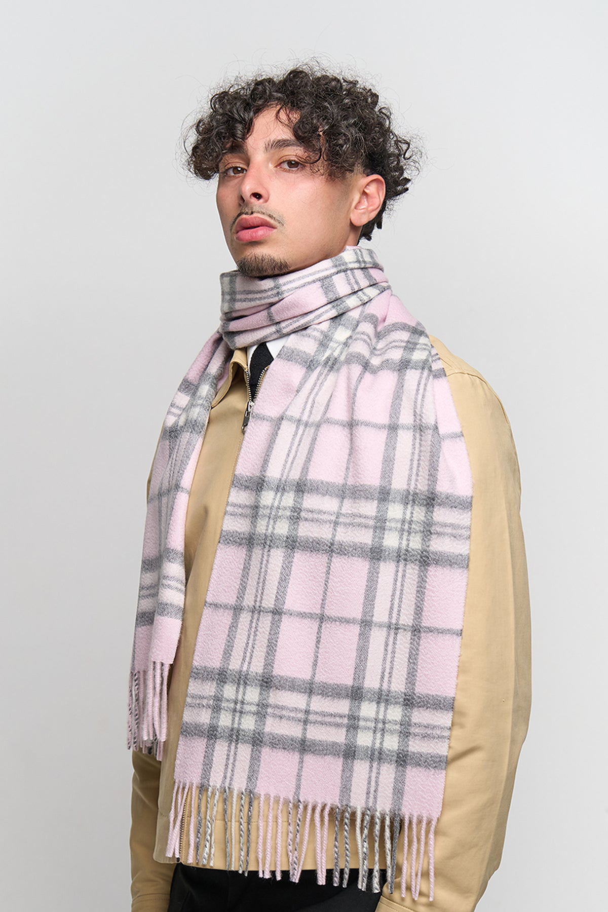 100% Pure Cashmere Scarf Thomson Pink