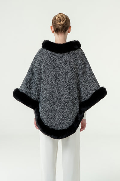 Women’s Poncho Exclusive Design - Black