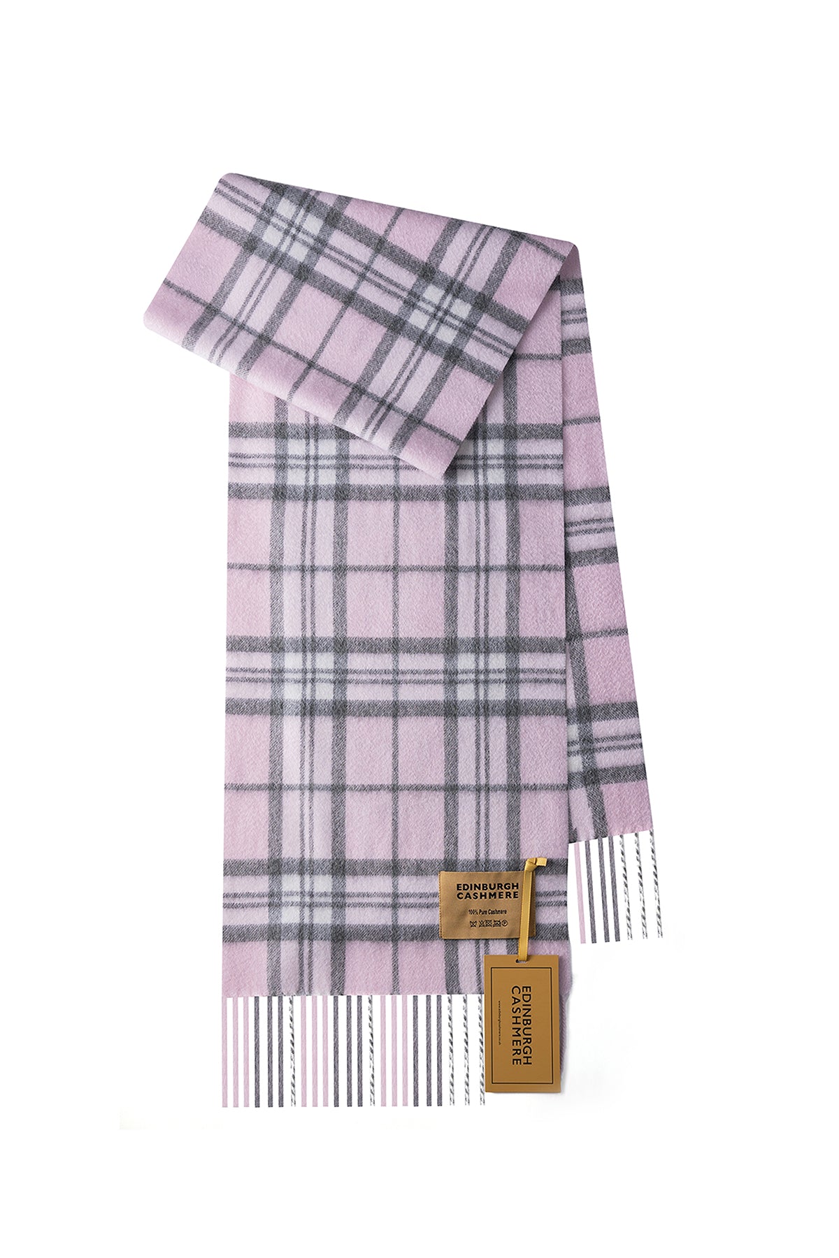 100% Pure Cashmere Scarf Thomson Pink