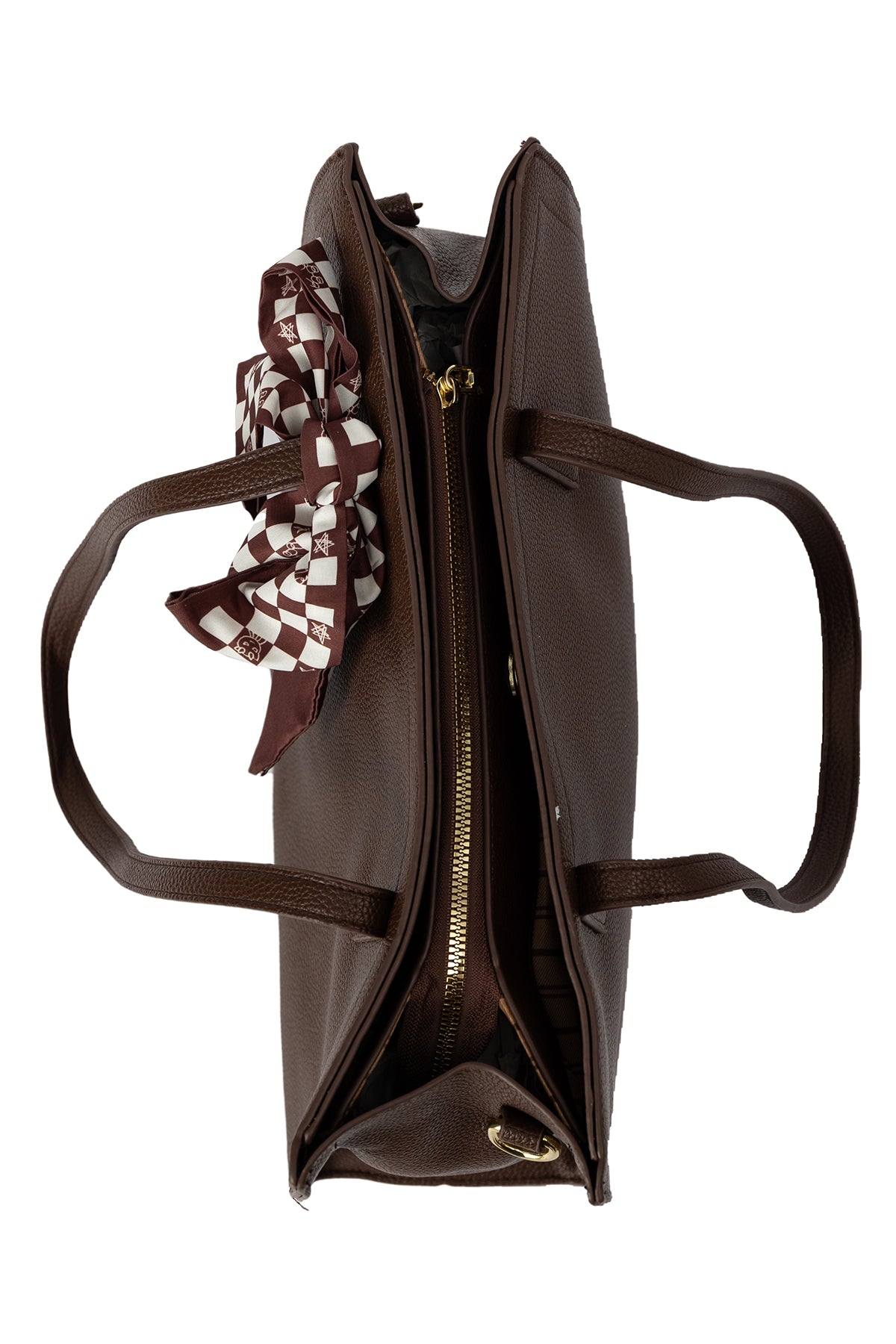 Women's Handbag Lucchi Design - Chocolate Style 1