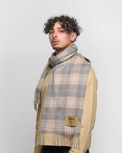 MacKellar Scarf 100% Pure Cashmere - Small Size