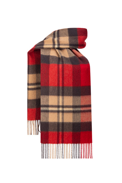 Edinburgh Cashmere Scarf Exclusive Iconic Design DC Scott