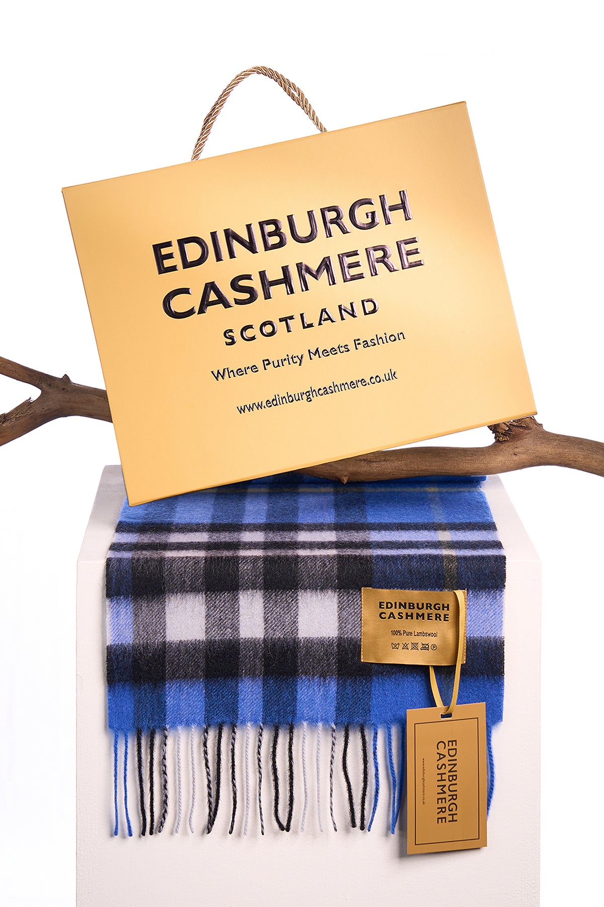 100% Pure Wool Scarf DC Check Exclusive Design