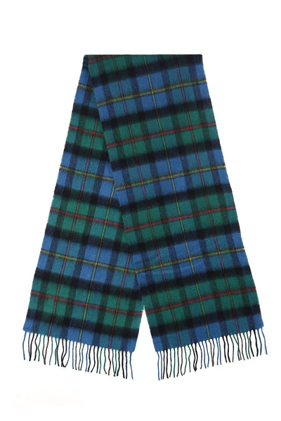 100% Pure Cashmere Children Tartan Scarf Macleod Of Harris Ancient