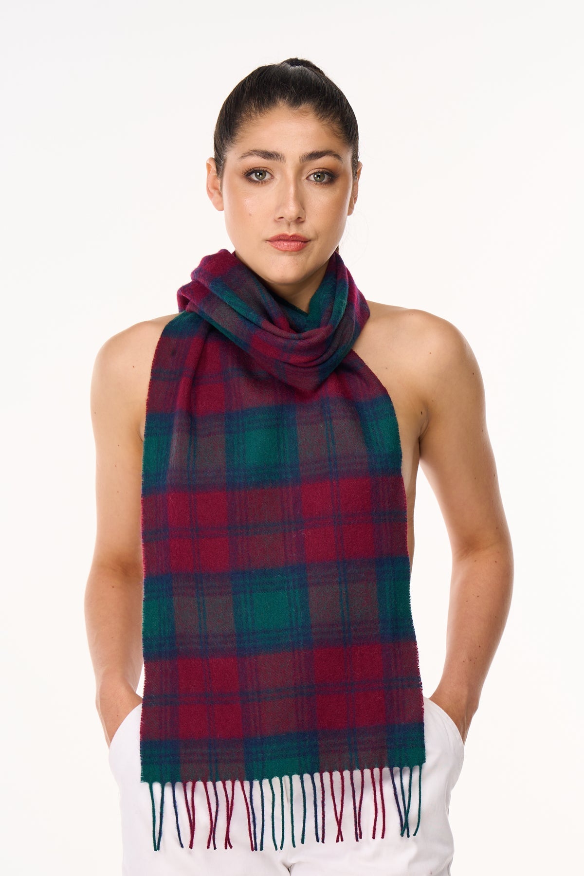 100% Pure Cashmere Scarves Lindsay Clan