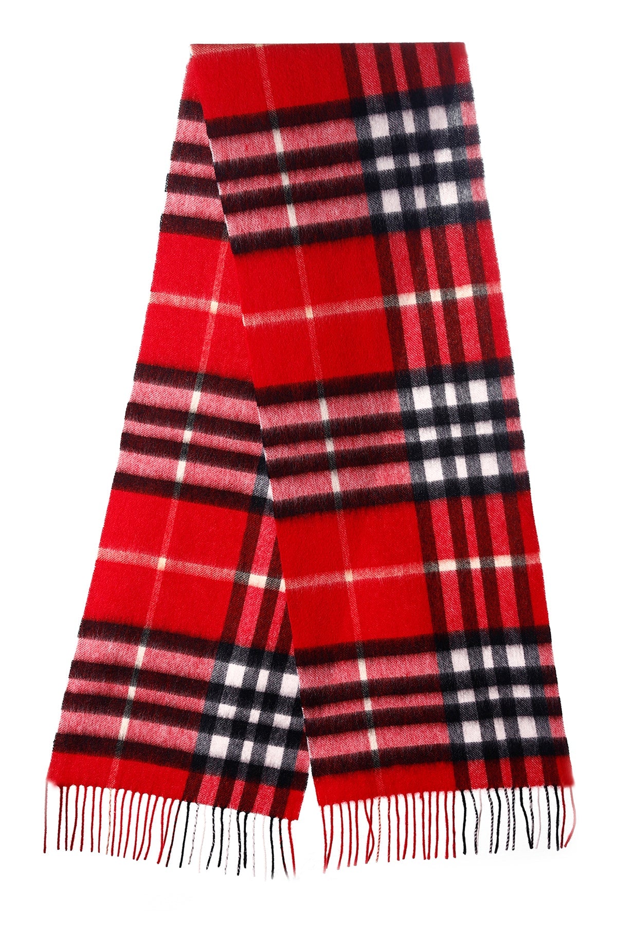 100% Pure Children's Cashmere Scarf DC Classic Red