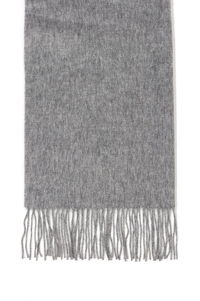 100% Pure Extra Fine Wool Scarf Grey