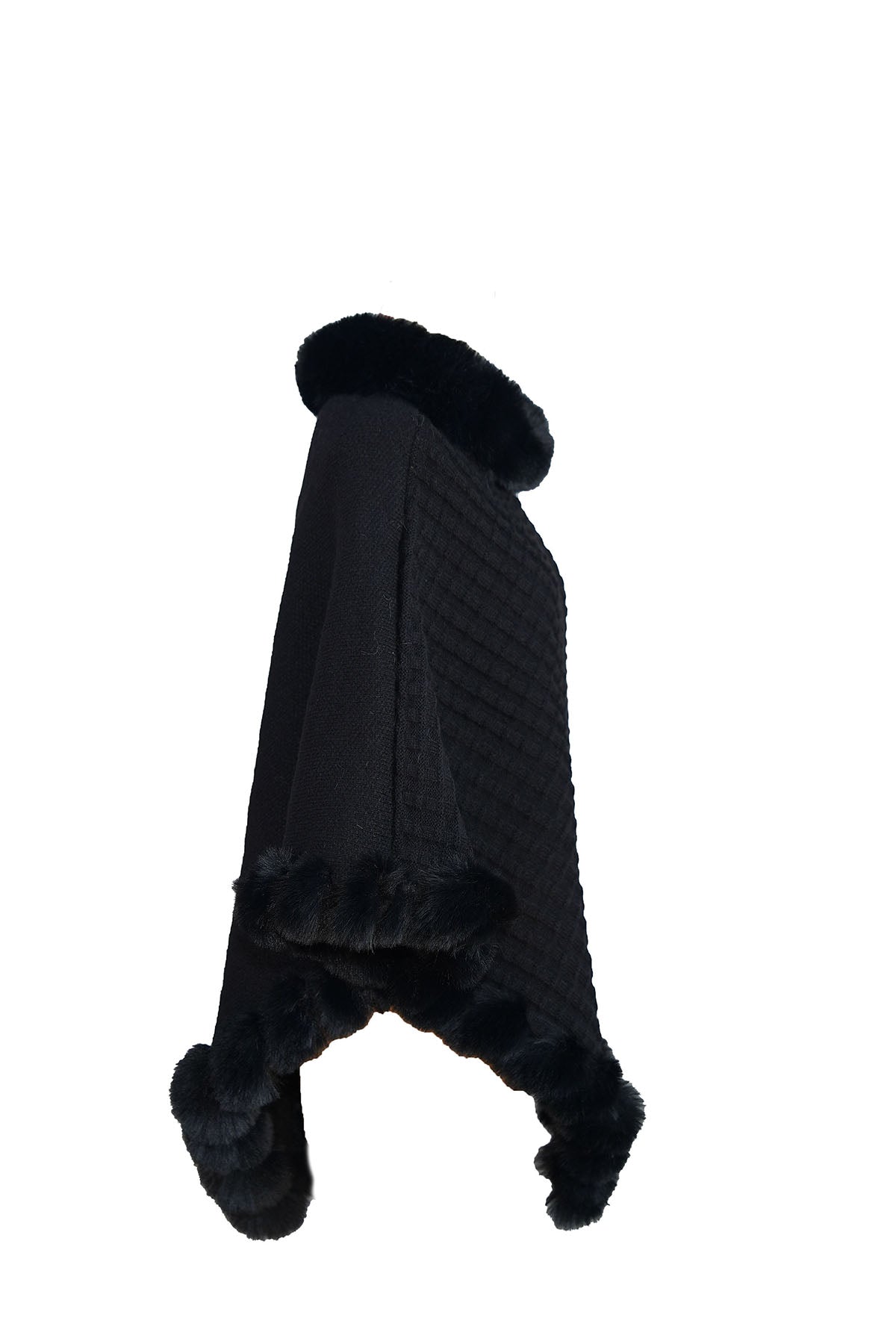 Women’s Poncho Exclusive Design - Black