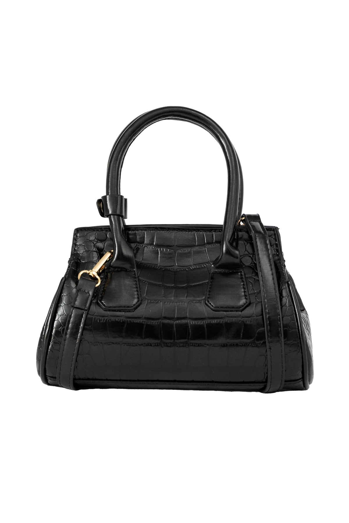 Women's Handbag Lucchi Design - Croco Black