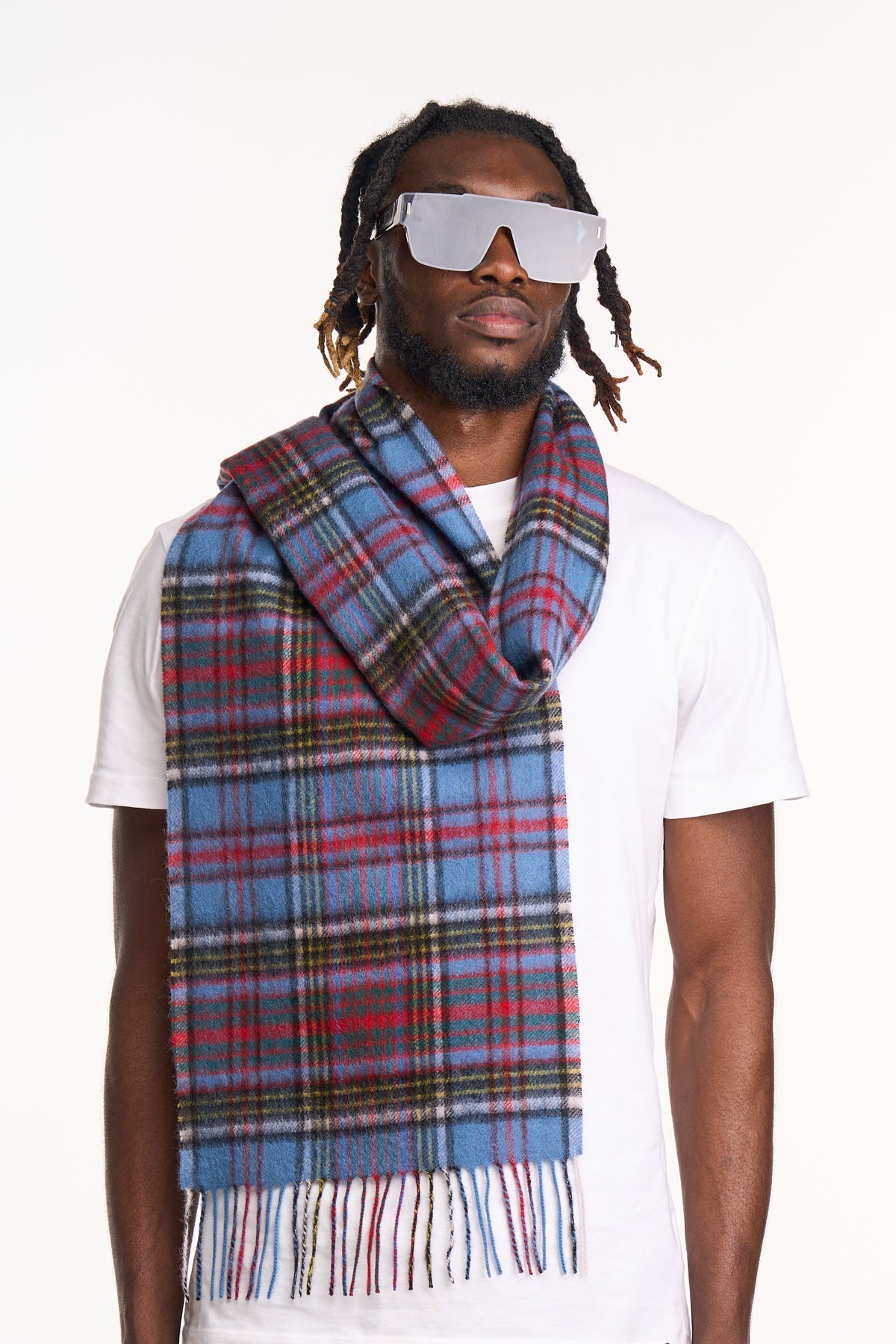 100% Pure Cashmere Scarf Design Anderson Tartan