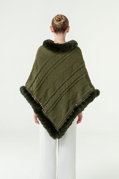 Women's Poncho Exclusive Design - Green