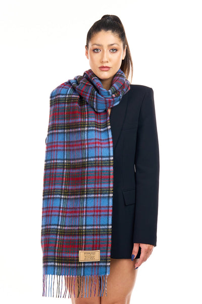 100% Pure Cashmere Scarf Design Anderson Tartan