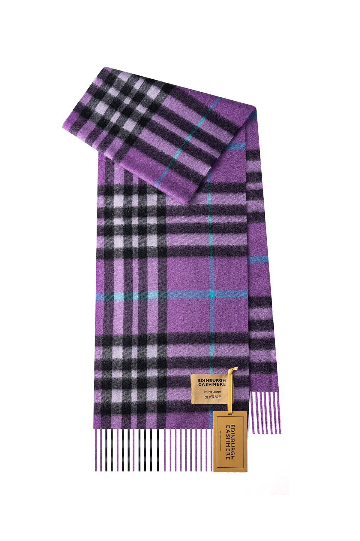 100% Pure Cashmere Scarf DC Classic Lilac
