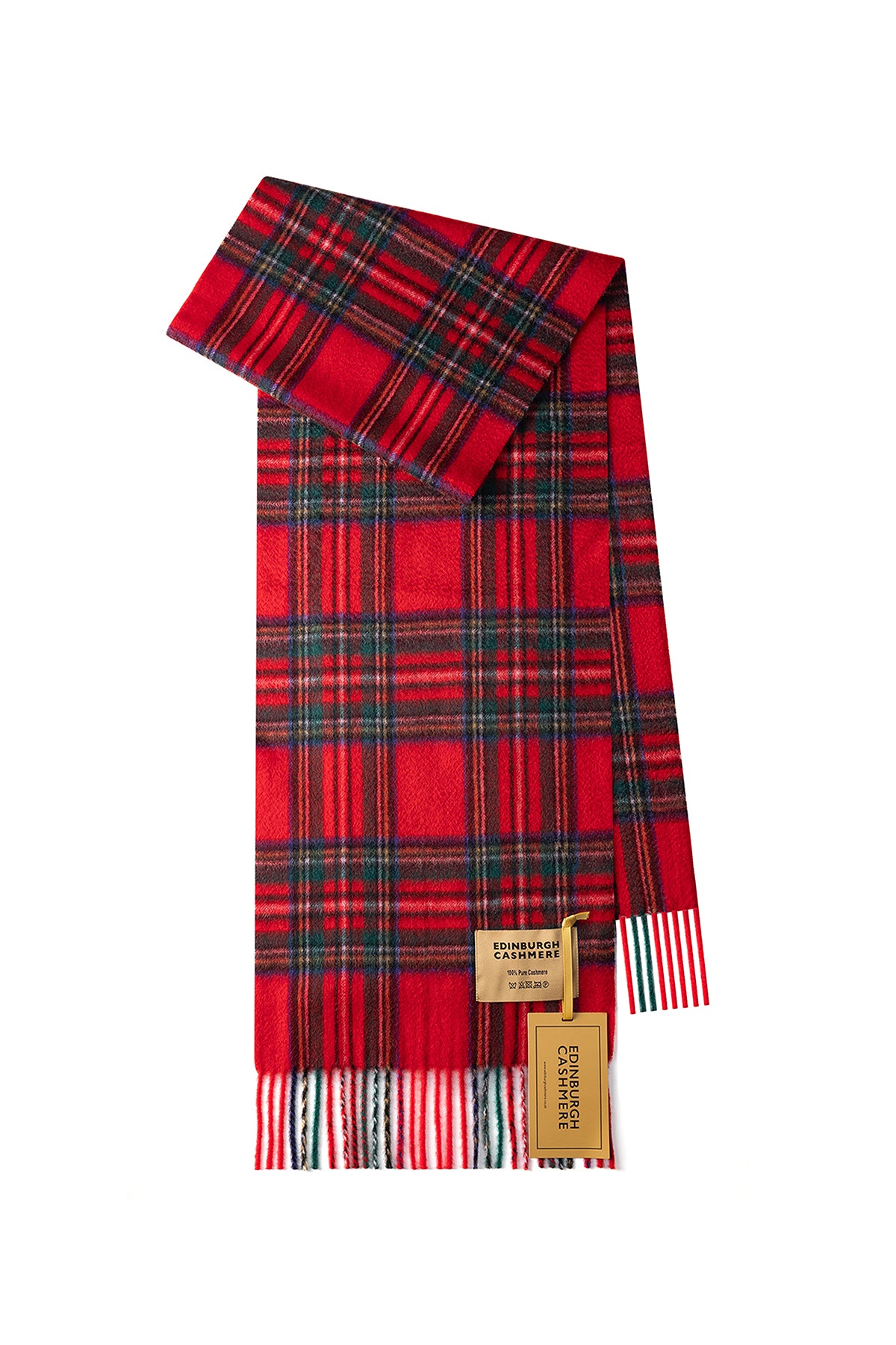 100% Pure Cashmere Royal Stewart Scarf