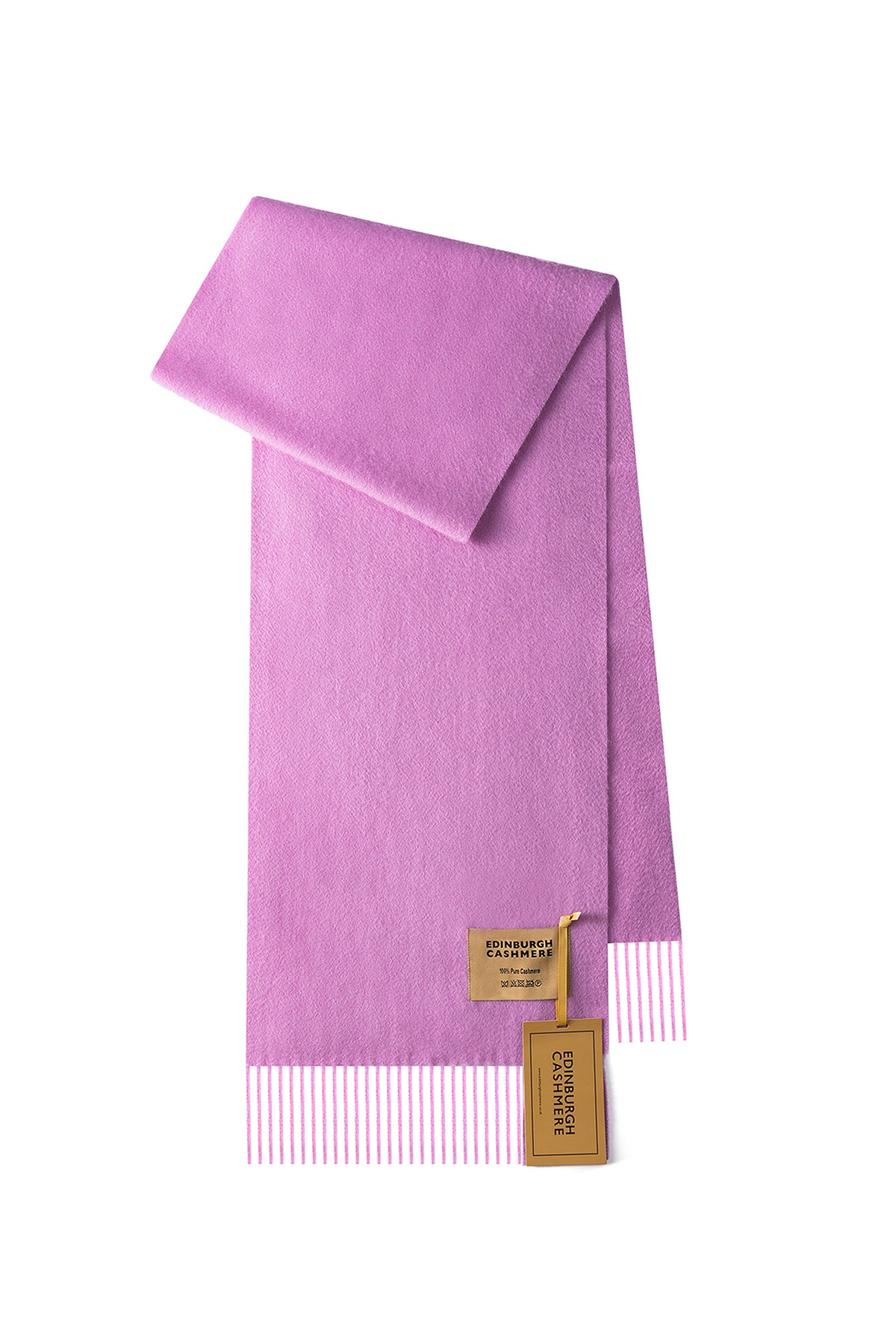 100% Pure Cashmere Scarf Dark Pink