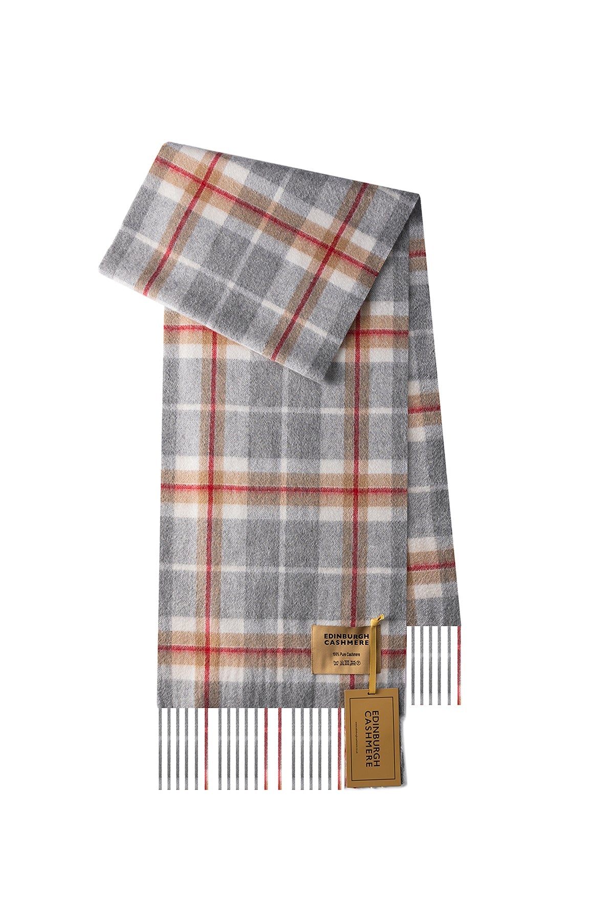 Cashmere Scarf Thomson Grey - Small Size