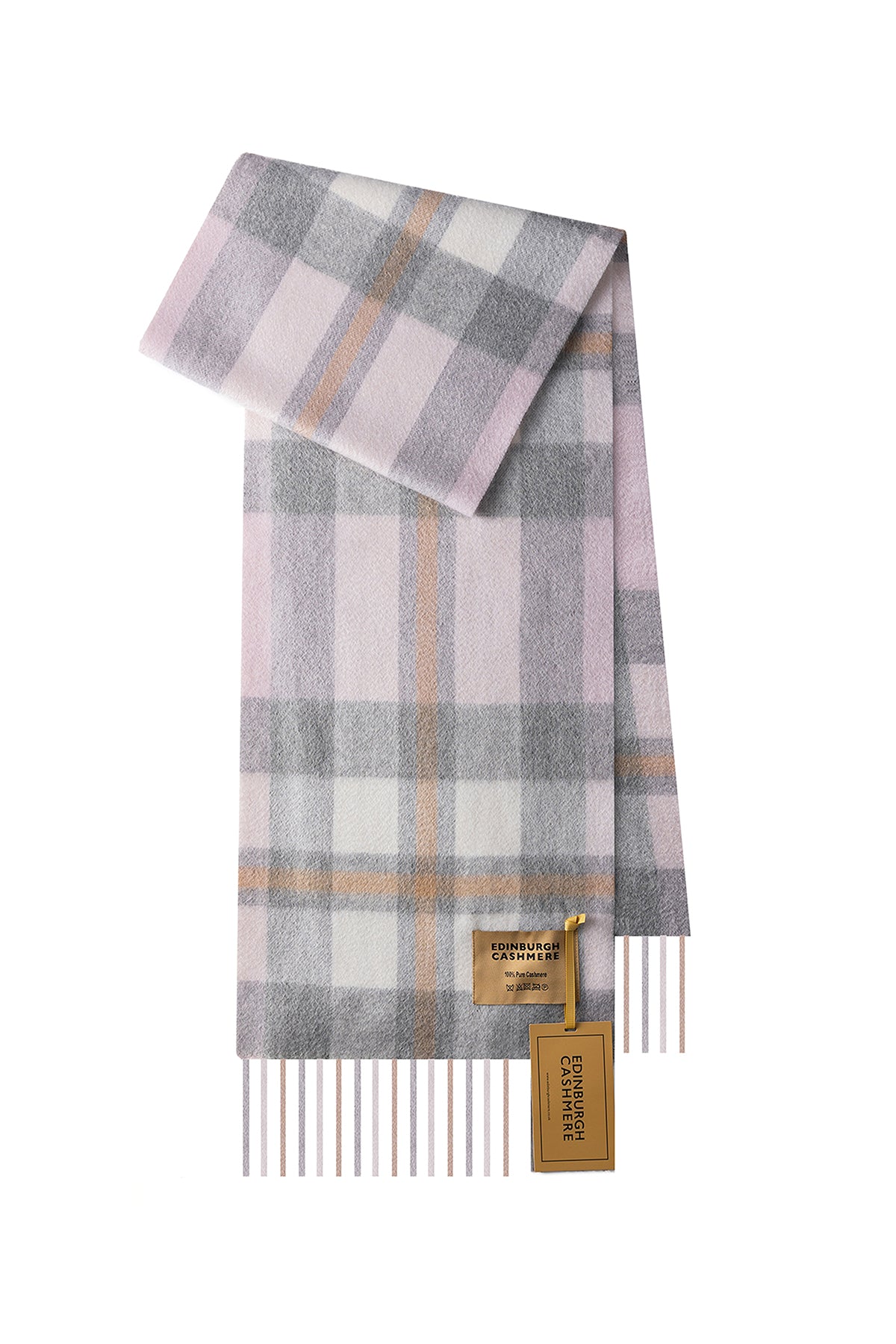 DC Scott Cashmere Scarf Pink - Big Size