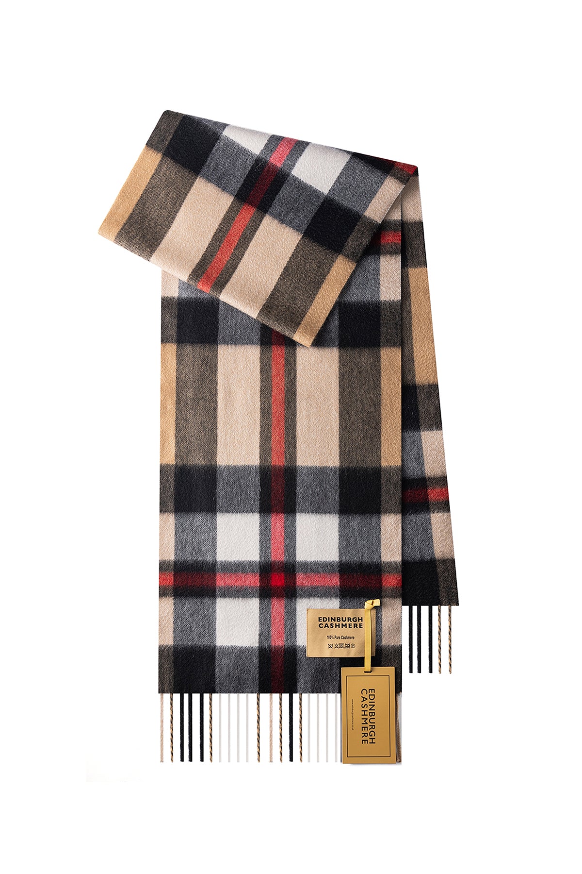 DC Scott Cashmere Scarf Camel - Big Size