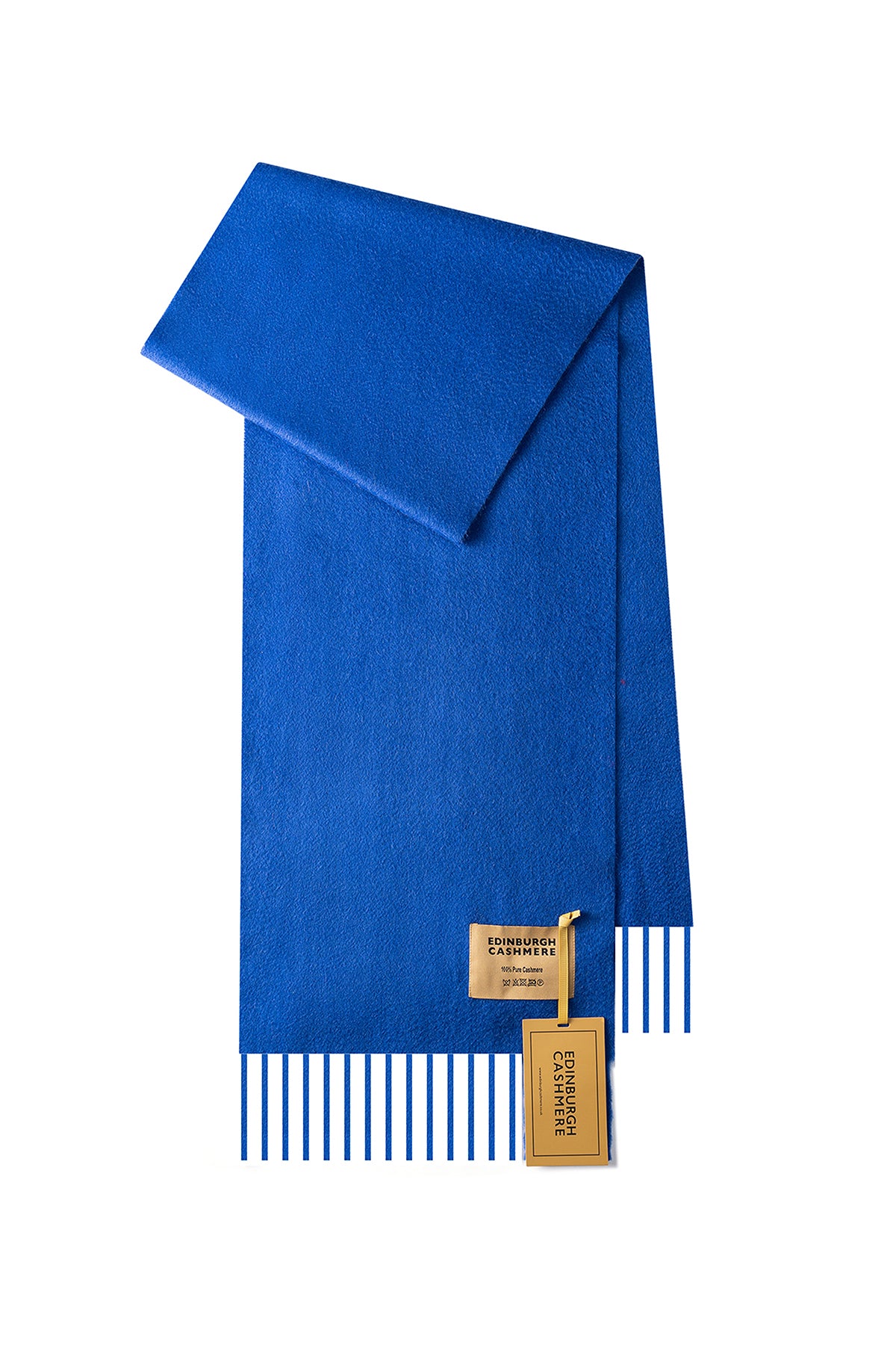 100% Pure Cashmere Scarf Dark Blue