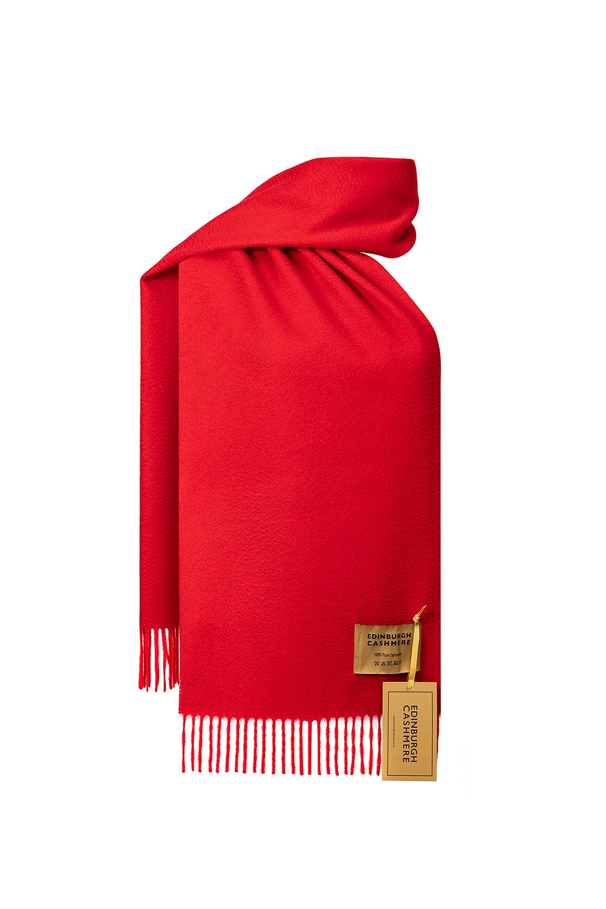 100% Pure Cashmere Scarf Red