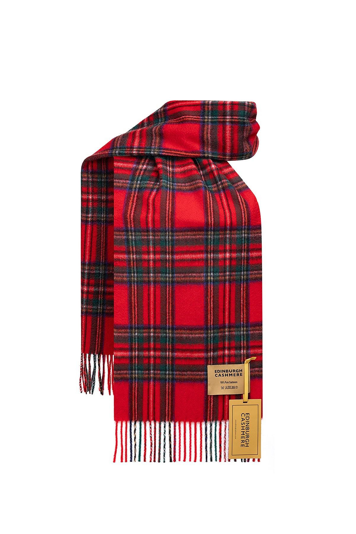 100% Pure Cashmere Royal Stewart Scarf