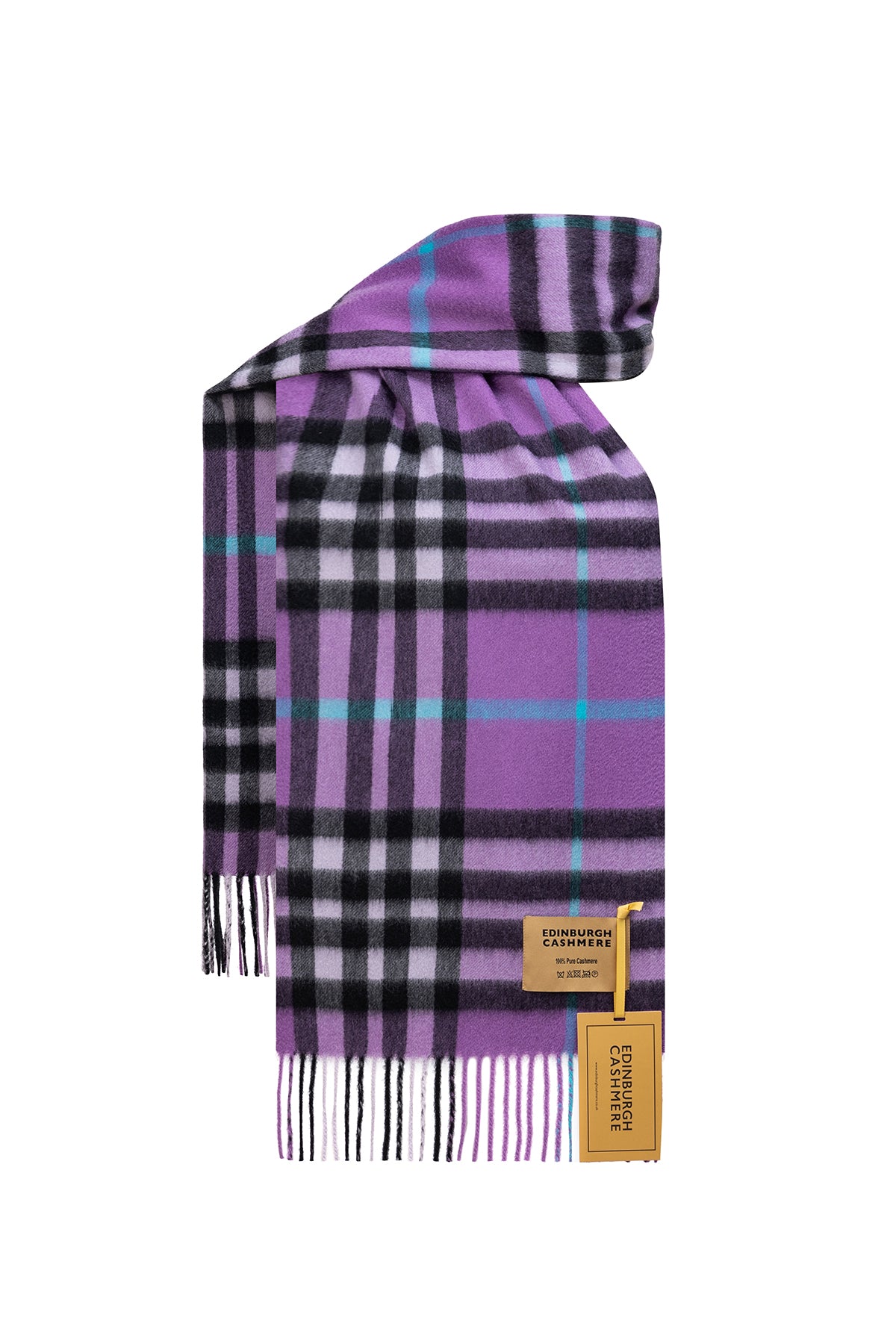 100% Pure Cashmere Scarf DC Classic Lilac