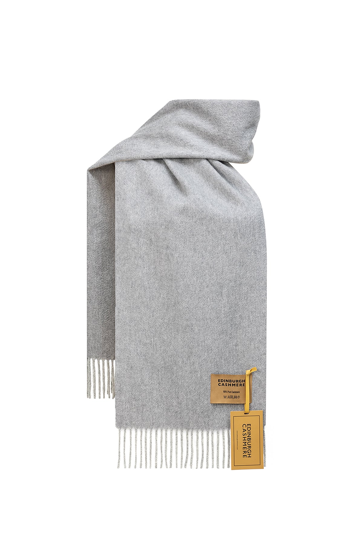 100% Pure Cashmere Scarf Grey
