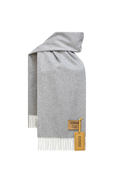 100% Pure Cashmere Scarf Grey