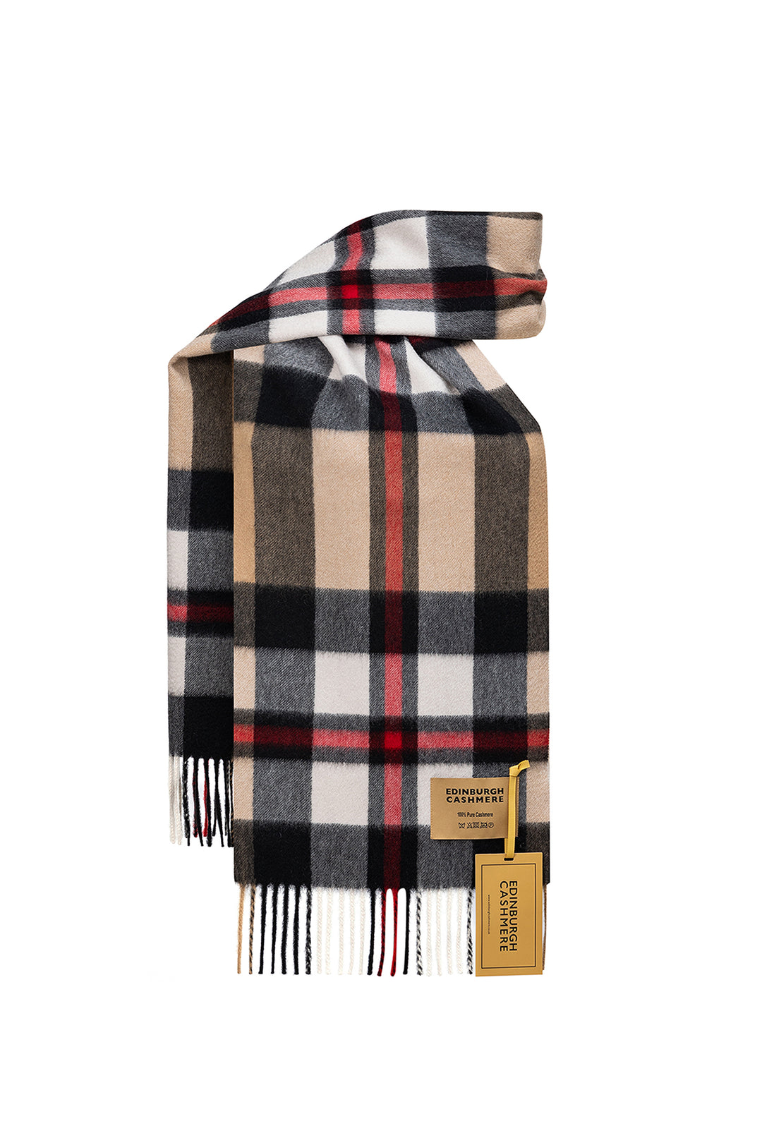 Scarves Luxury DC Scott Camel Designer | Edinburgh Cashmere
