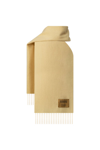 Plain Merino Wool Scarf Beige