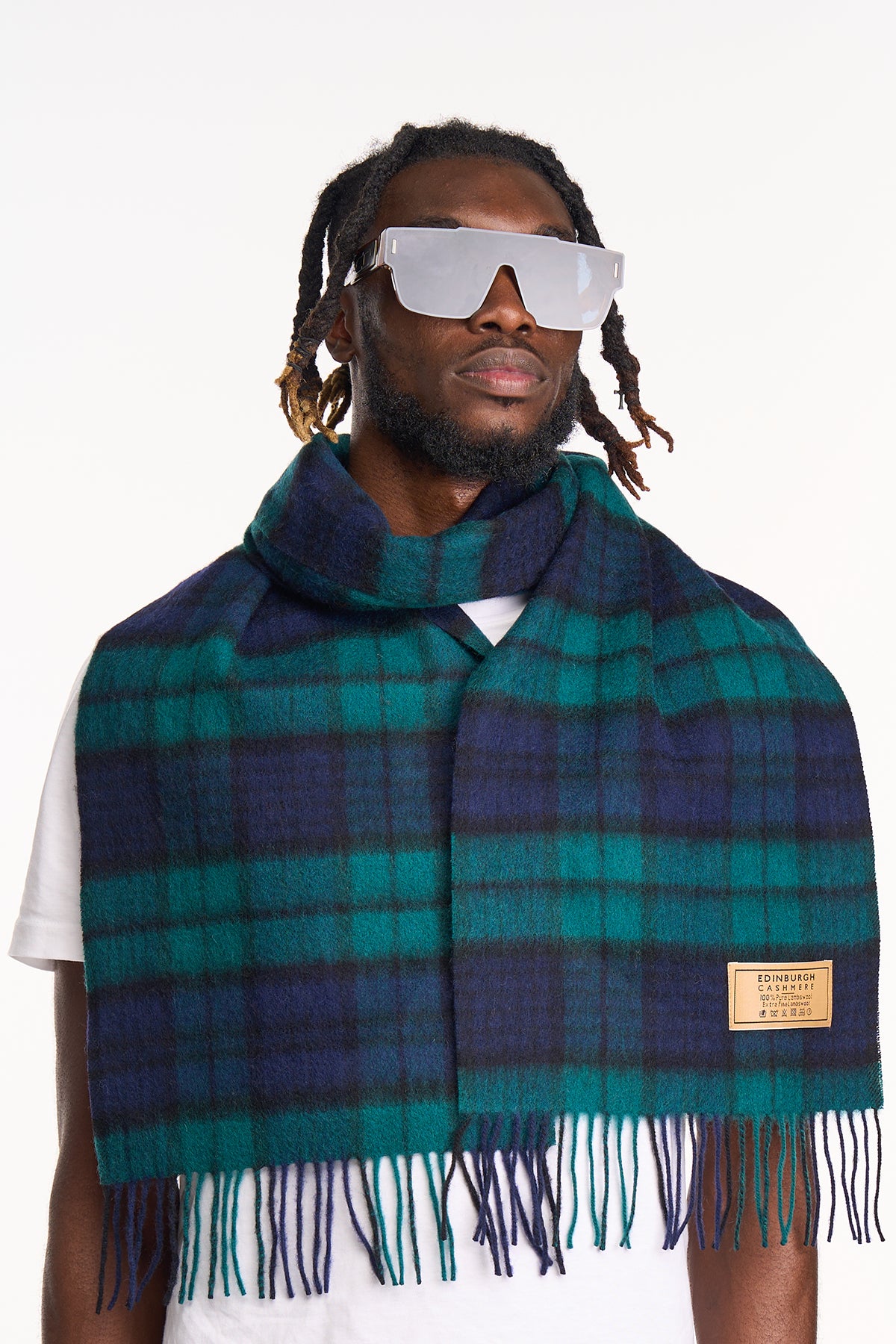 Scarf  100% Pure wool Scottish Design Black Watch Tartan